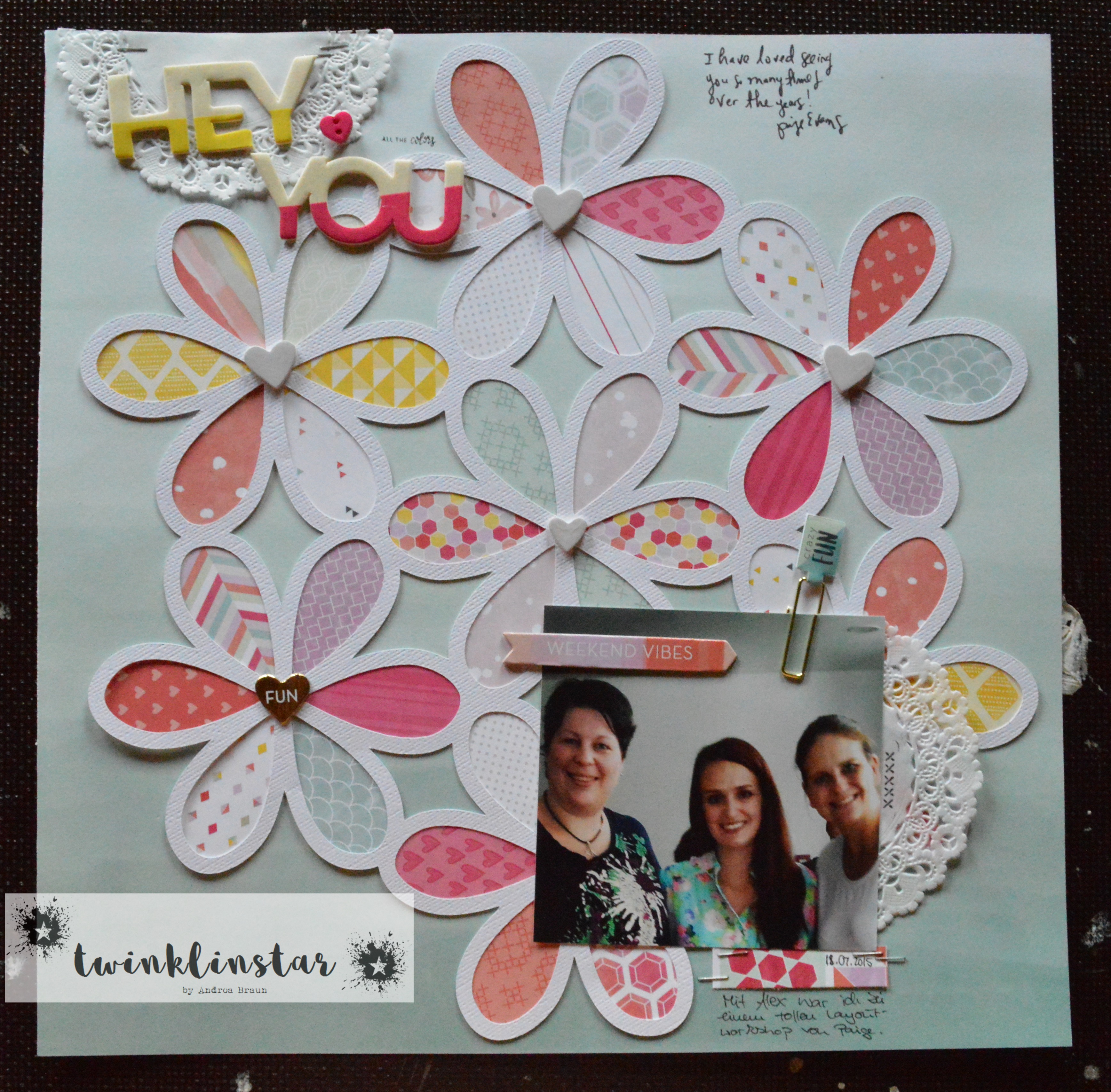 Hey you - Paige Evans Layout